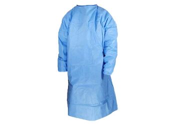 Non-Sterile Fluid Resistant Single Use Isolation Gown (40 g/sqm)